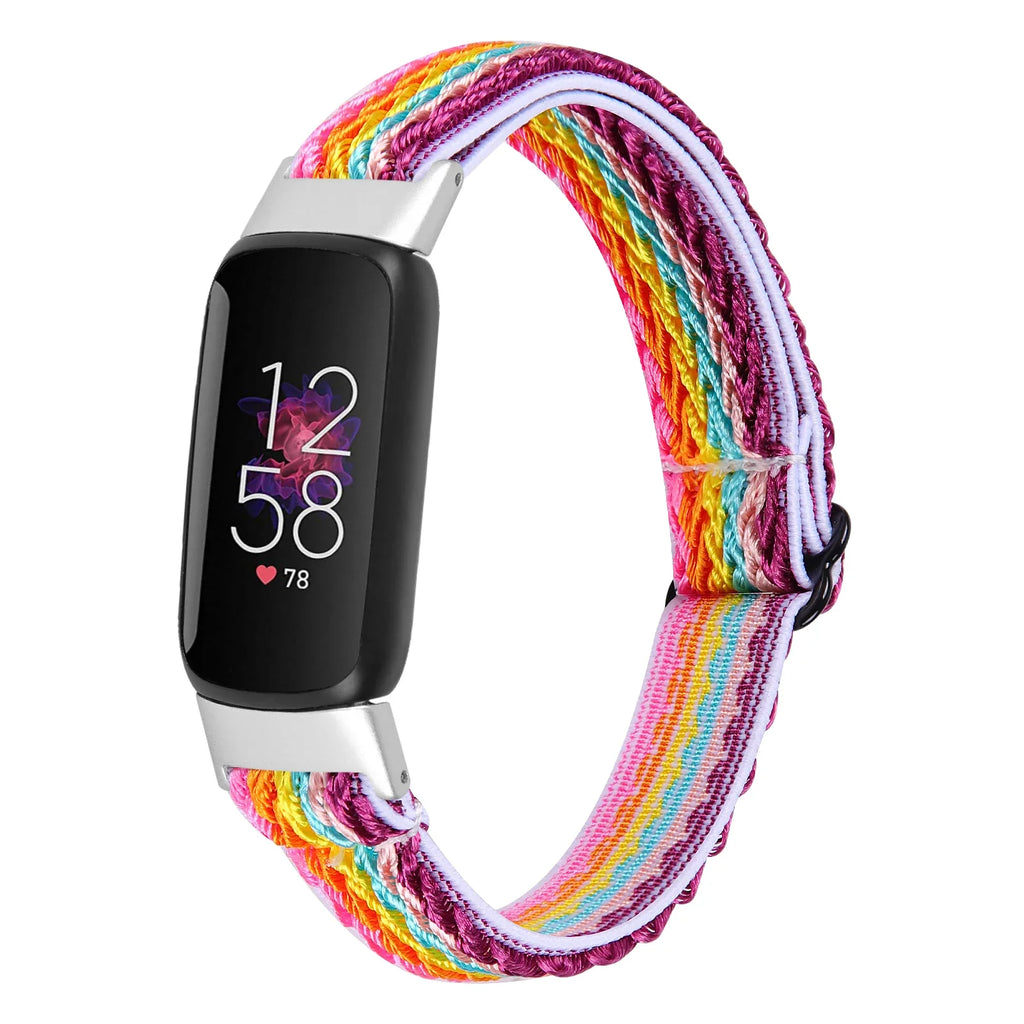 Fitbit Luxe Elastic Nylon Band - Braided and Comfortable