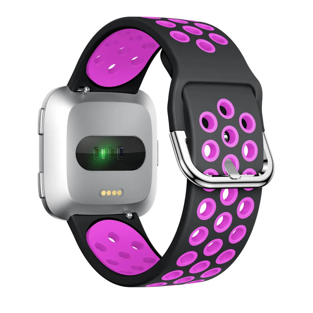 Breathable Silicone Fitbit Versa & Sense Bands
