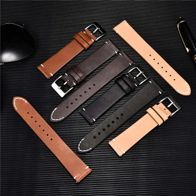 Ticwatch Genuine Leather Strap - Versatile Classic Design