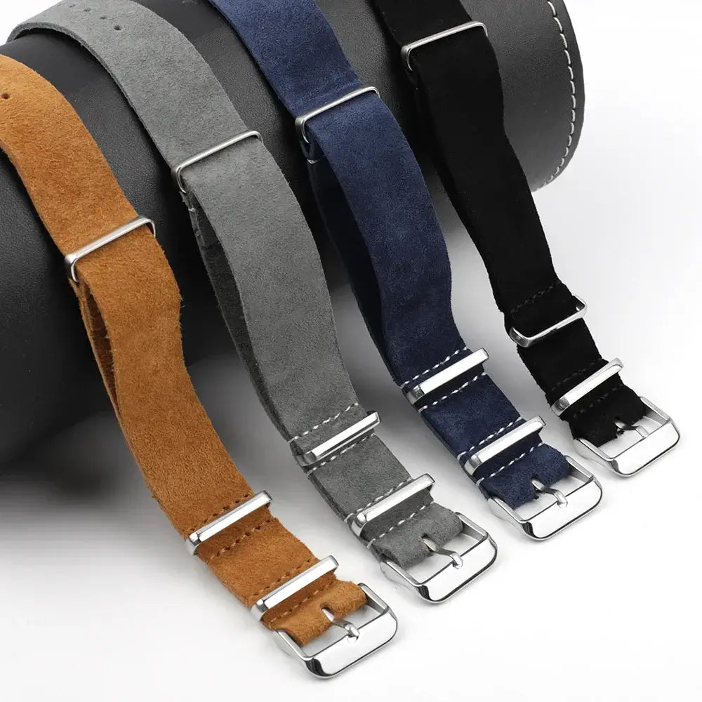 Ticwatch Suede Leather Strap - Stylish, Comfortable, Durable