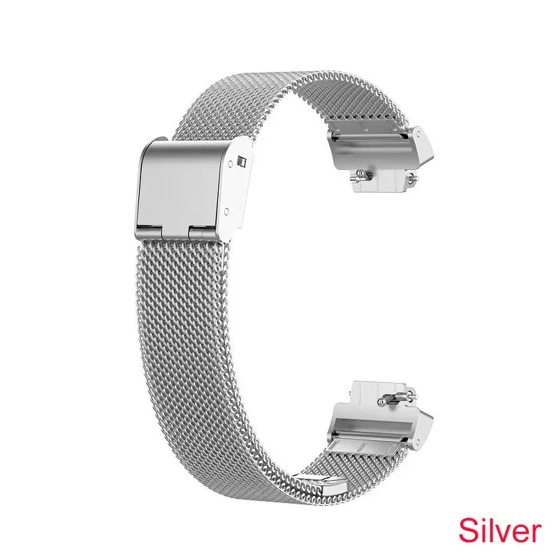 Fitbit Inspire 3, 2, 1, HR Stainless Steel Band - Elegant Strap