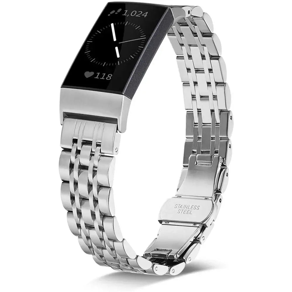 Fitbit Charge 5 6 3 4 2 Stainless Steel Metal Band