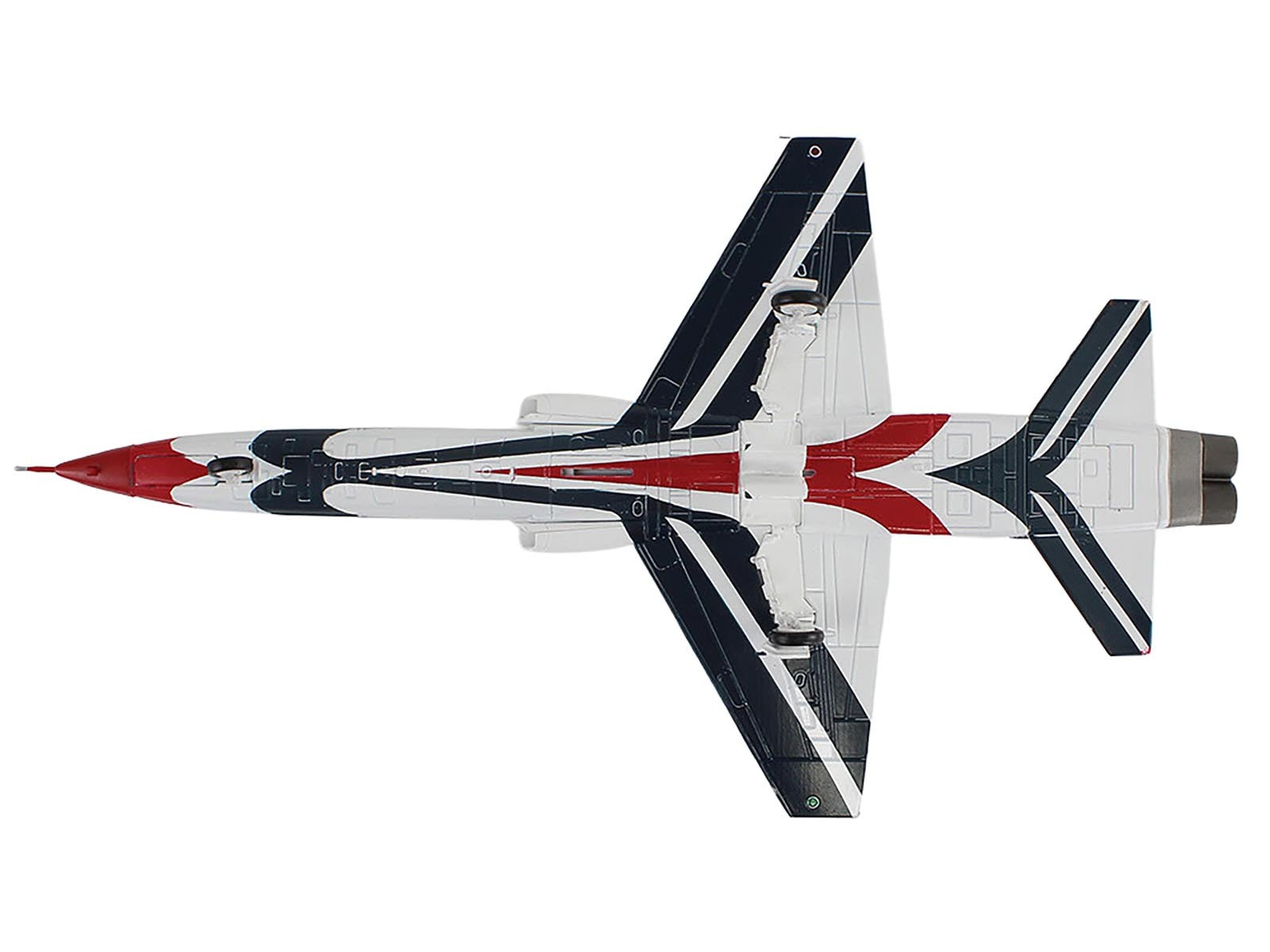 Northrop T-38 NASA Aircraft "#1 Thunderbirds Bicentennial Scheme" (1976) United States Air Force "Air Power Series" 1/72 Diecast Model by Hobby Master