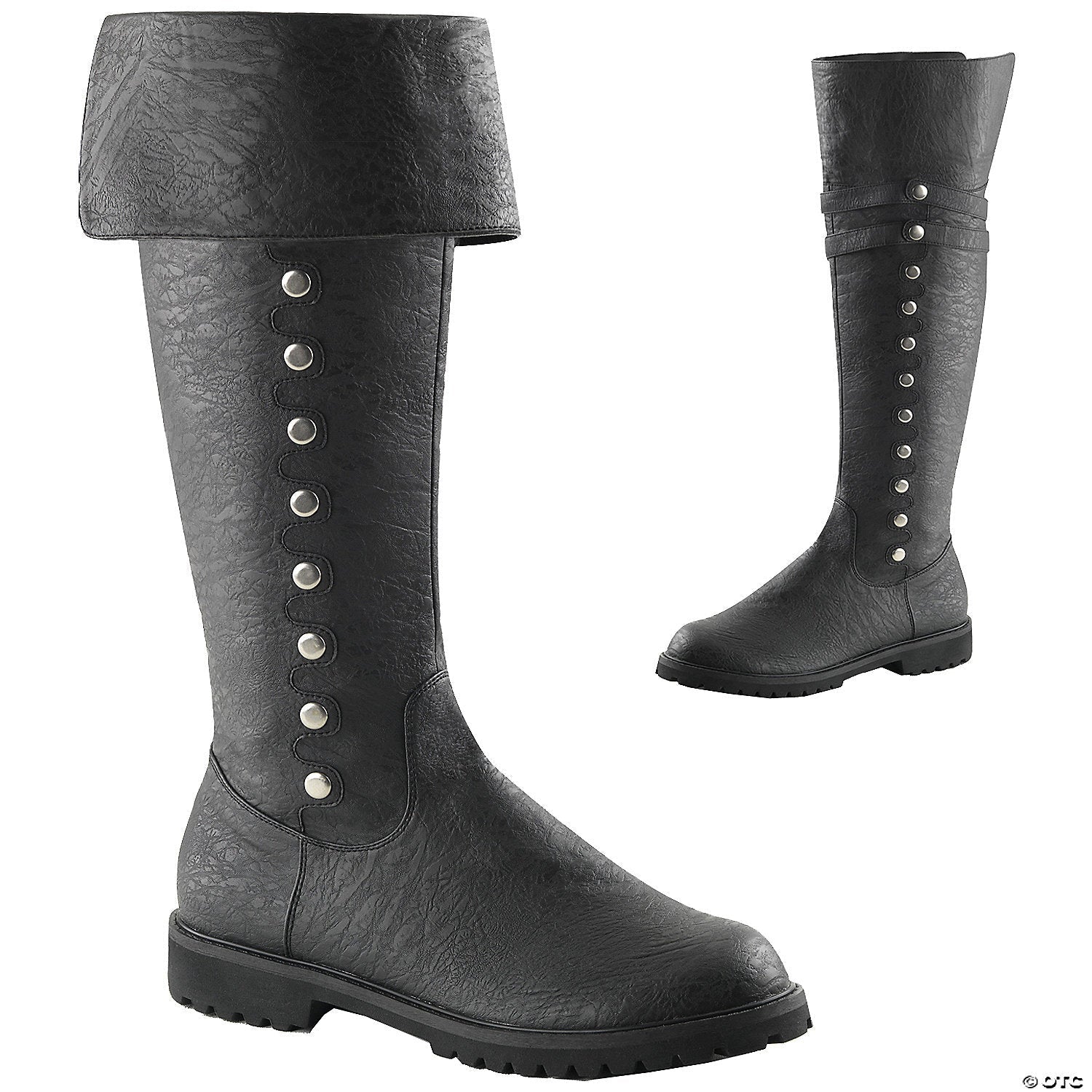 Captain boots-black sz 8-9