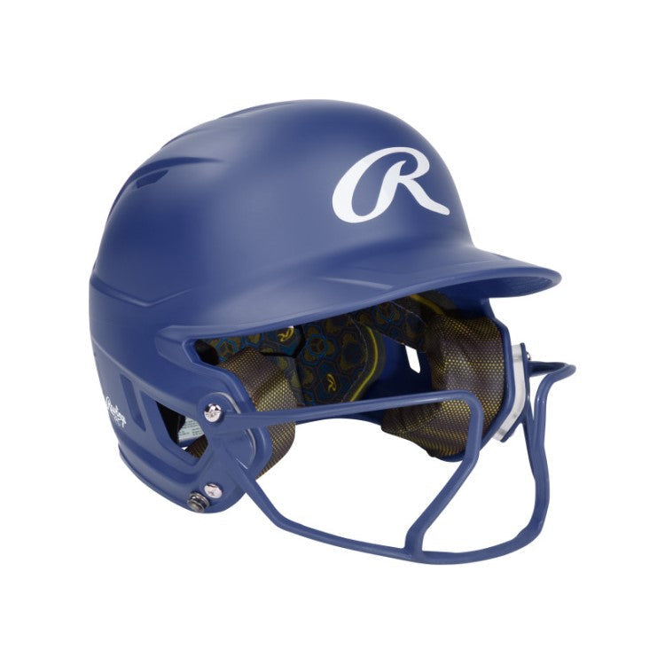 Rawlings Mach Hi-Viz 1-Tone Matte Helmet w/ Mask MCHVIZ
