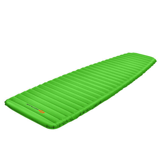 3 Inch Thick Inflatable Waterproof Camping Sleeping Pad-Blue