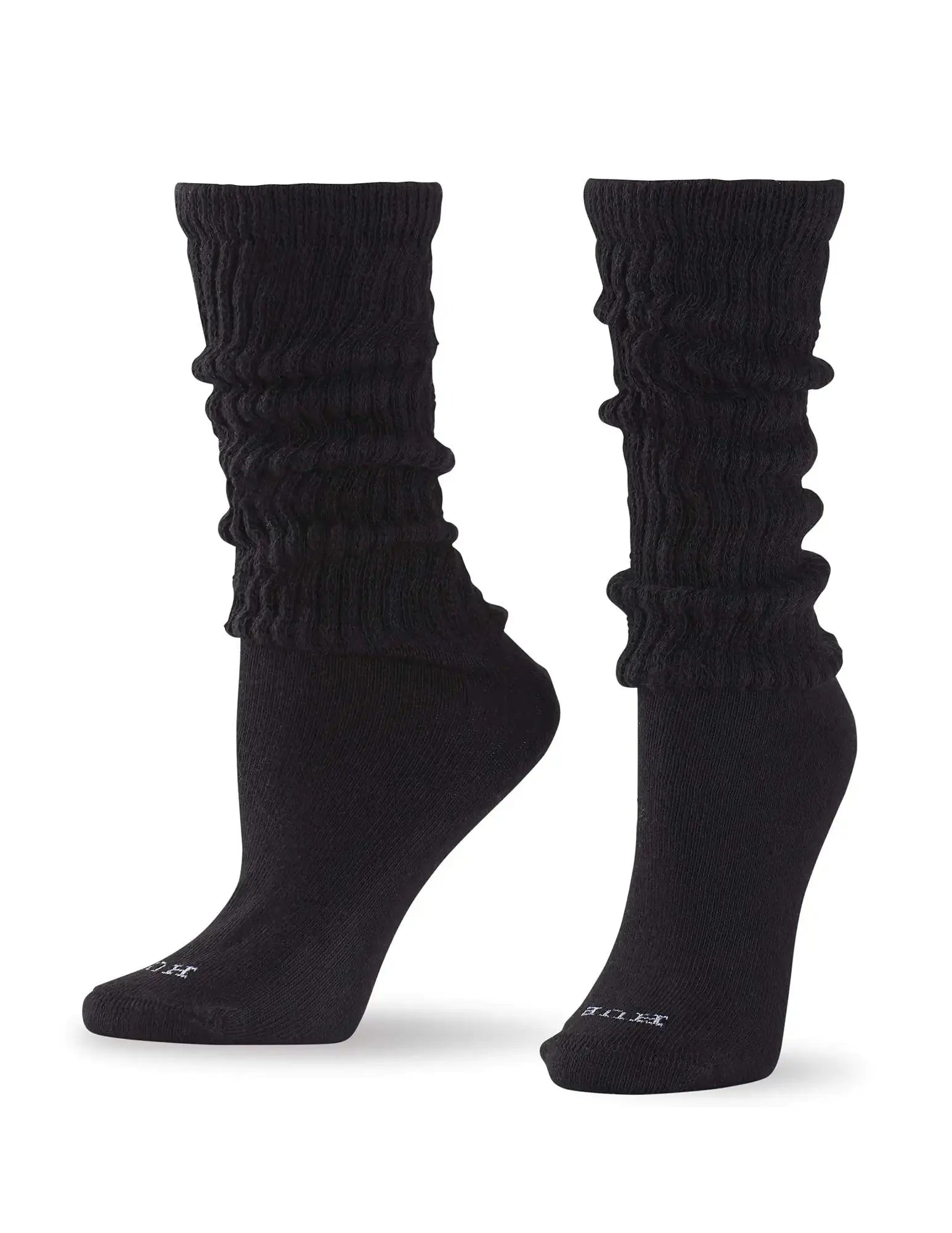 HUE Women's Slouch 3 Pair Pack - Soft Chunky Scrunch, Stack Socks