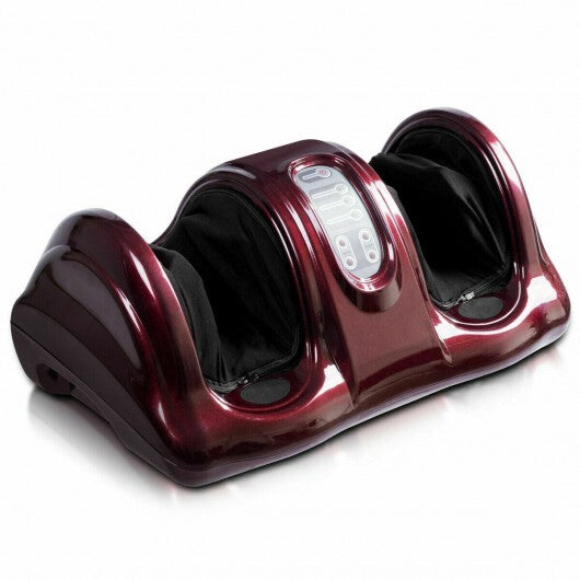 Therapeutic Shiatsu Foot Massager with High Intensity Rollers-Black