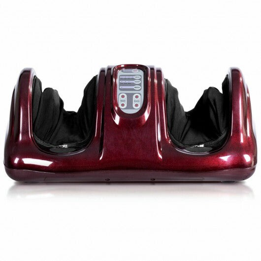 Therapeutic Shiatsu Foot Massager with High Intensity Rollers-Black