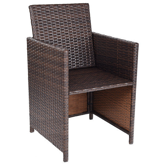 10 Pieces Outdoor Patio Dining Set
