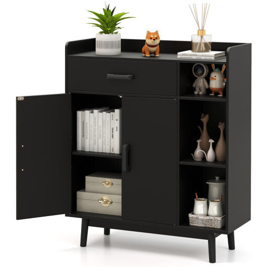 Floor Storage Cabinet Free Standing Cupboard Chest