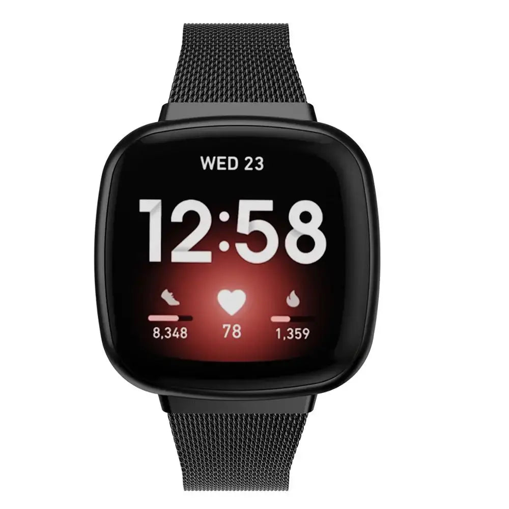 Fitbit Versa & Sense Steel Band - Durable Modern Design