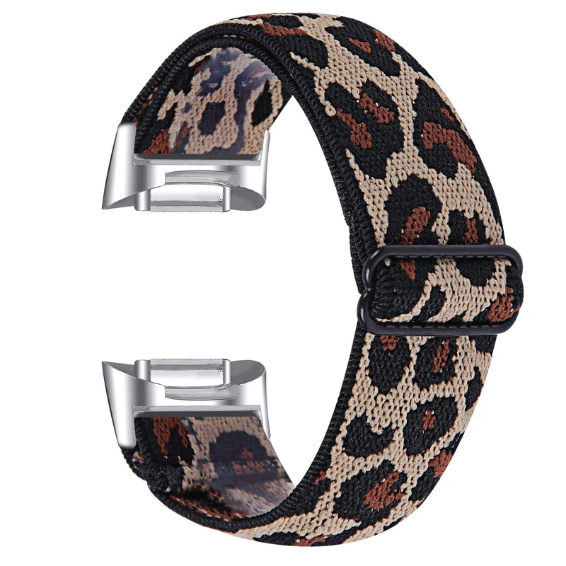 Fitbit Charge 6 5 Nylon Strap - Elastic Sport Fabric Design