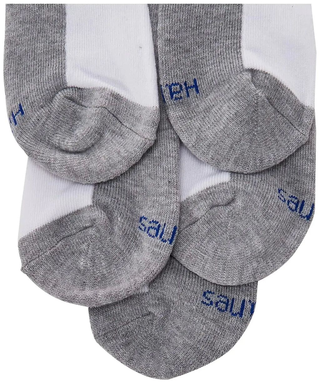 Hanes Boys' Socks, Double Tough Cushioned Ankle and No Show, 12-Pair Packs Large No Show - Black - 12 Pack