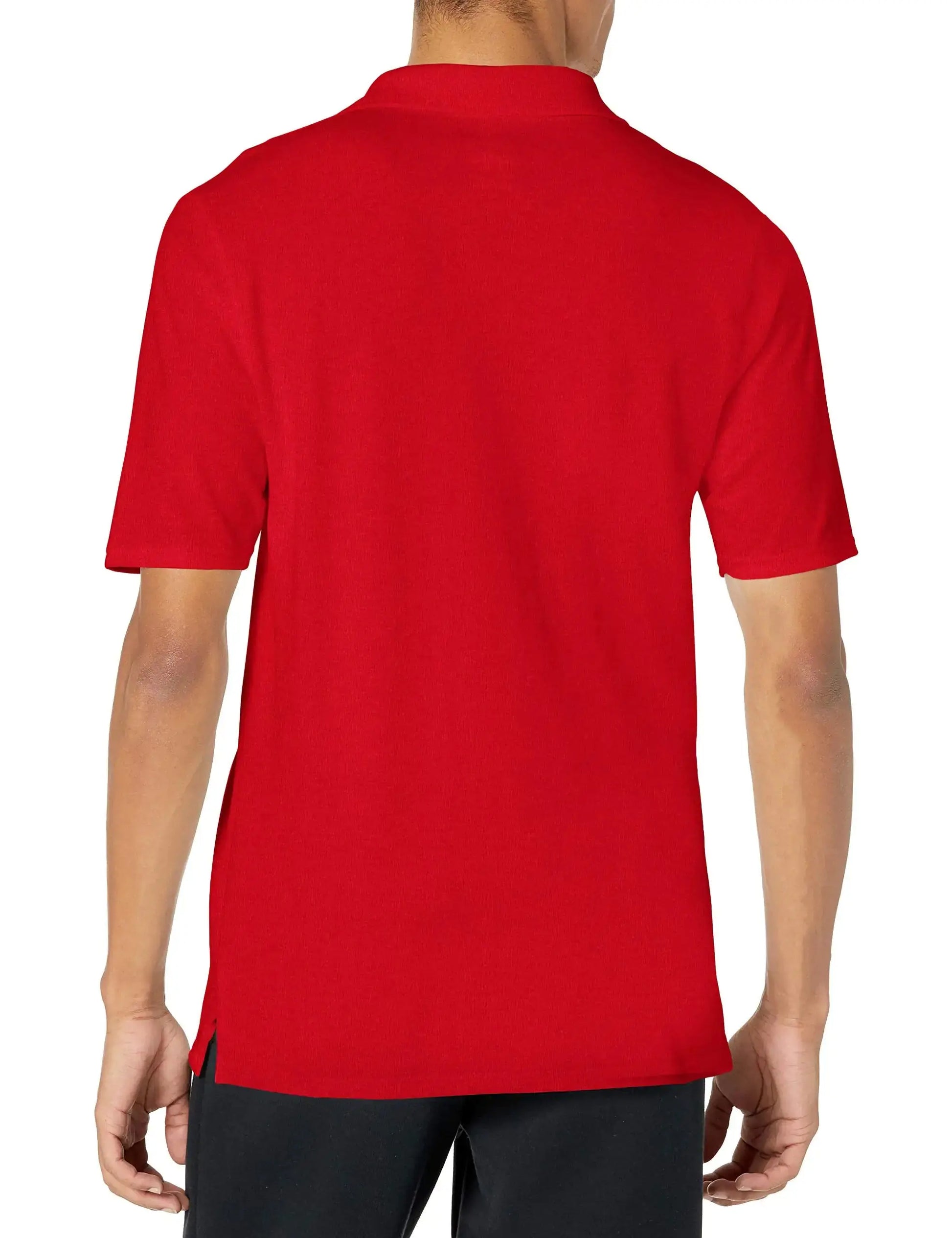 Hanes Men's FreshIQ Polo Shirt, Men’s X-Temp Polo Shirt, Moisture-Wicking Performance Polo Shirt 3X-Large Deep Red