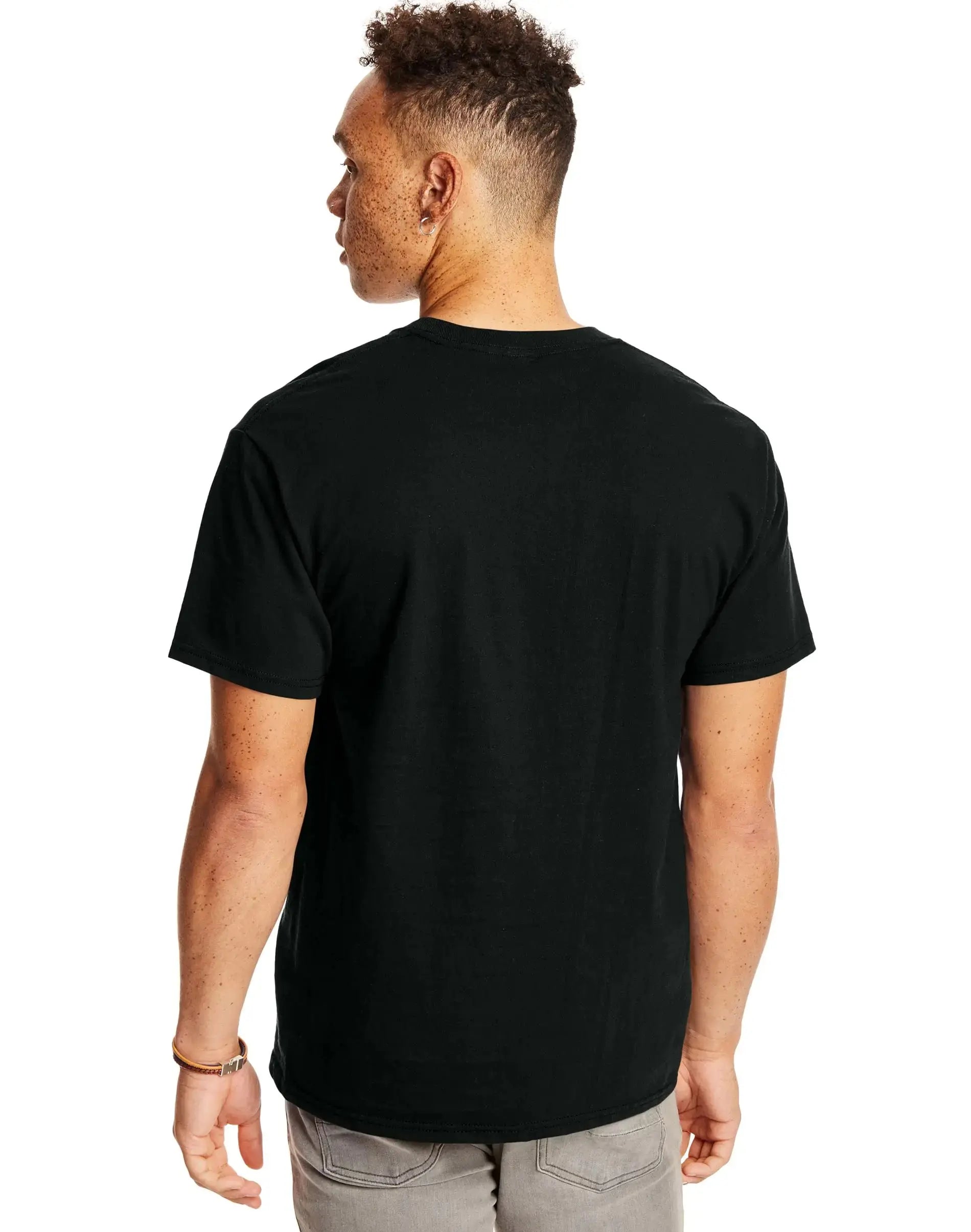 Hanes Men's Heavyweight Pocket T-Shirt - Beefy-T Cotton Crewneck with Pocket, 2-Pack, 3X-Large