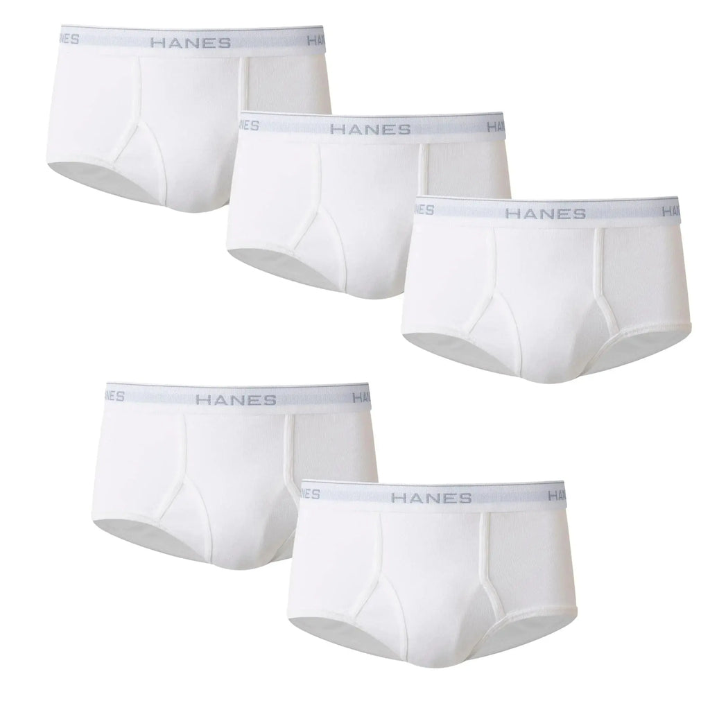 Hanes Men's Moisture-Wicking Cotton Briefs, Available in White and Black, Multi-Packs Available XX-Large White - 7 Pack