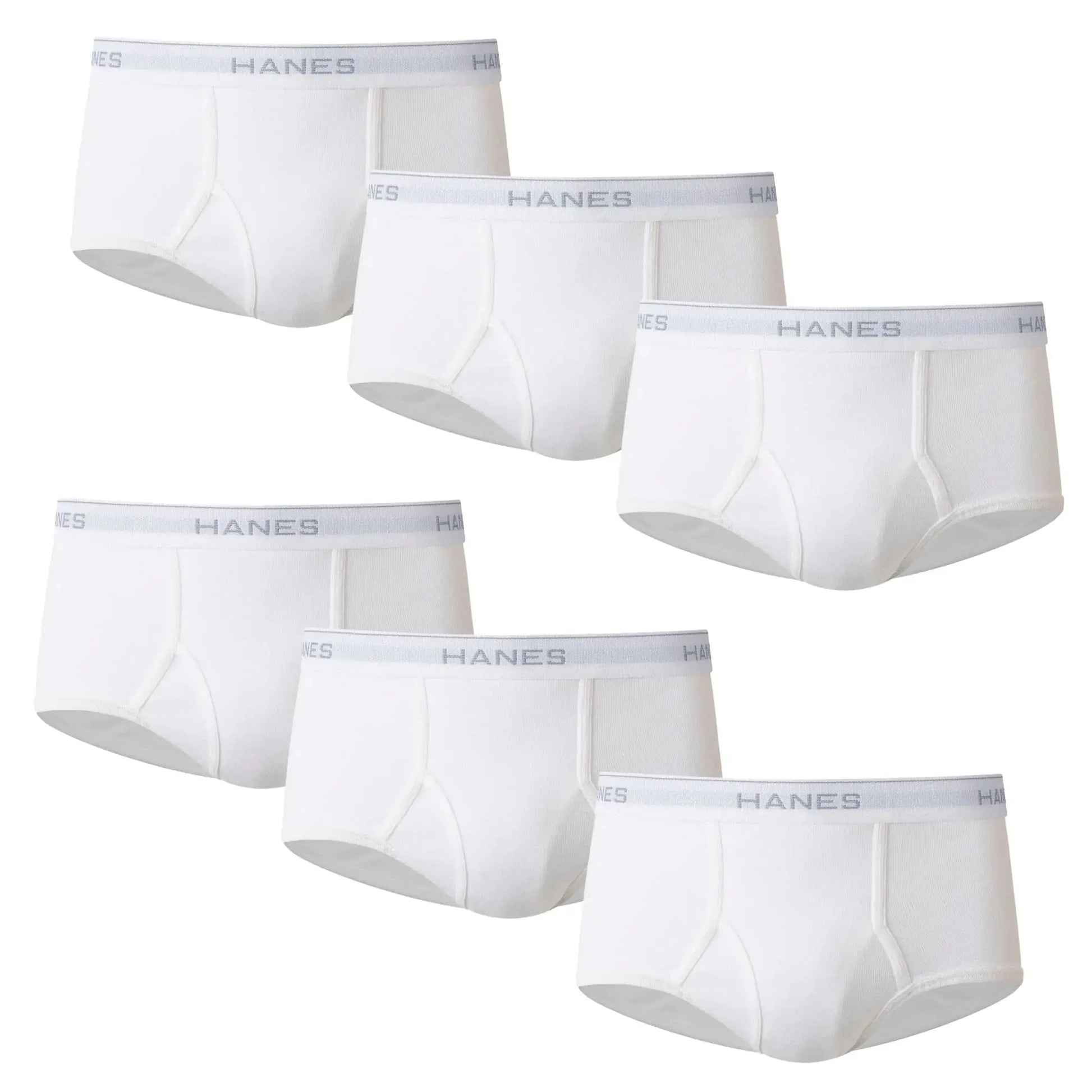 Hanes Men's Moisture-Wicking Cotton Briefs, Available in White and Black, Multi-Packs Available XX-Large White - 7 Pack