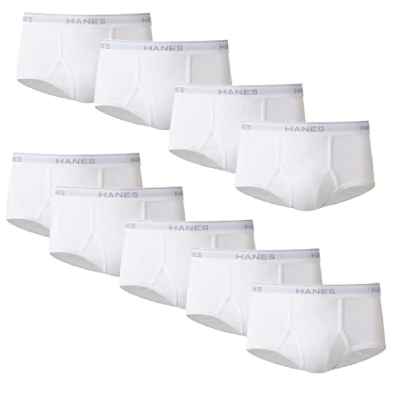 Hanes Men's Moisture-Wicking Cotton Briefs, Available in White and Black, Multi-Packs Available XX-Large White - 7 Pack