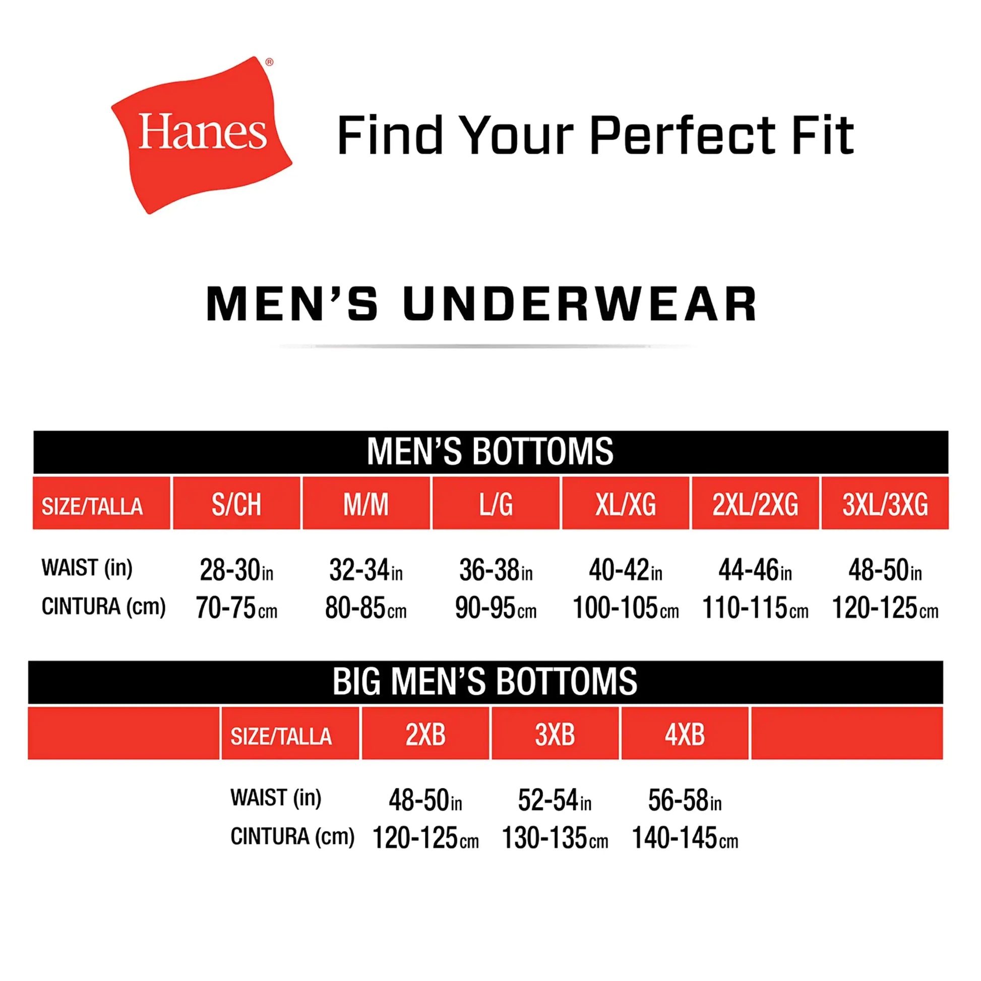 Hanes Men's Moisture-Wicking Cotton Briefs, Available in White and Black, Multi-Packs Available XX-Large White - 7 Pack