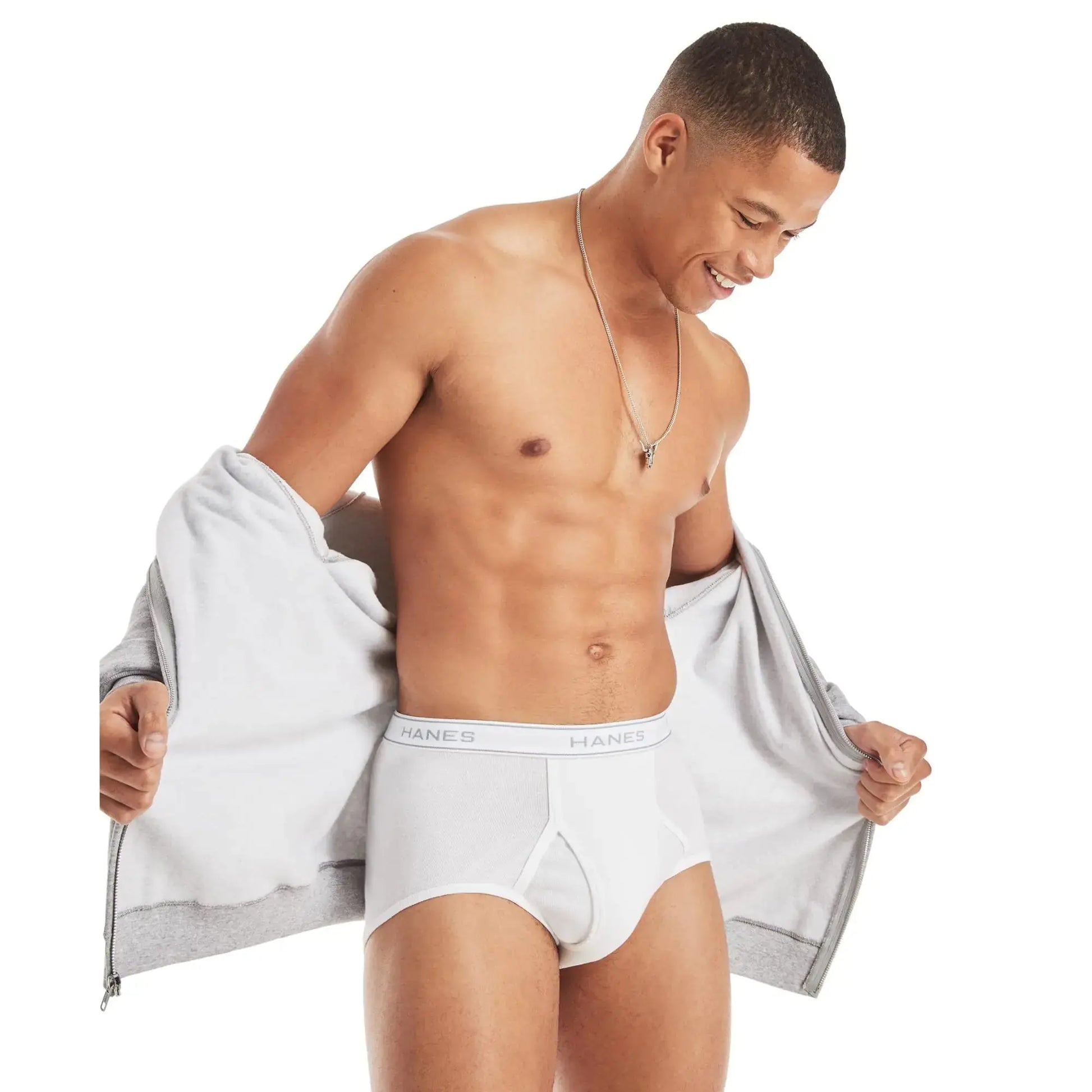 Hanes Men's Moisture-Wicking Cotton Briefs, Available in White and Black, Multi-Packs Available XX-Large White - 7 Pack