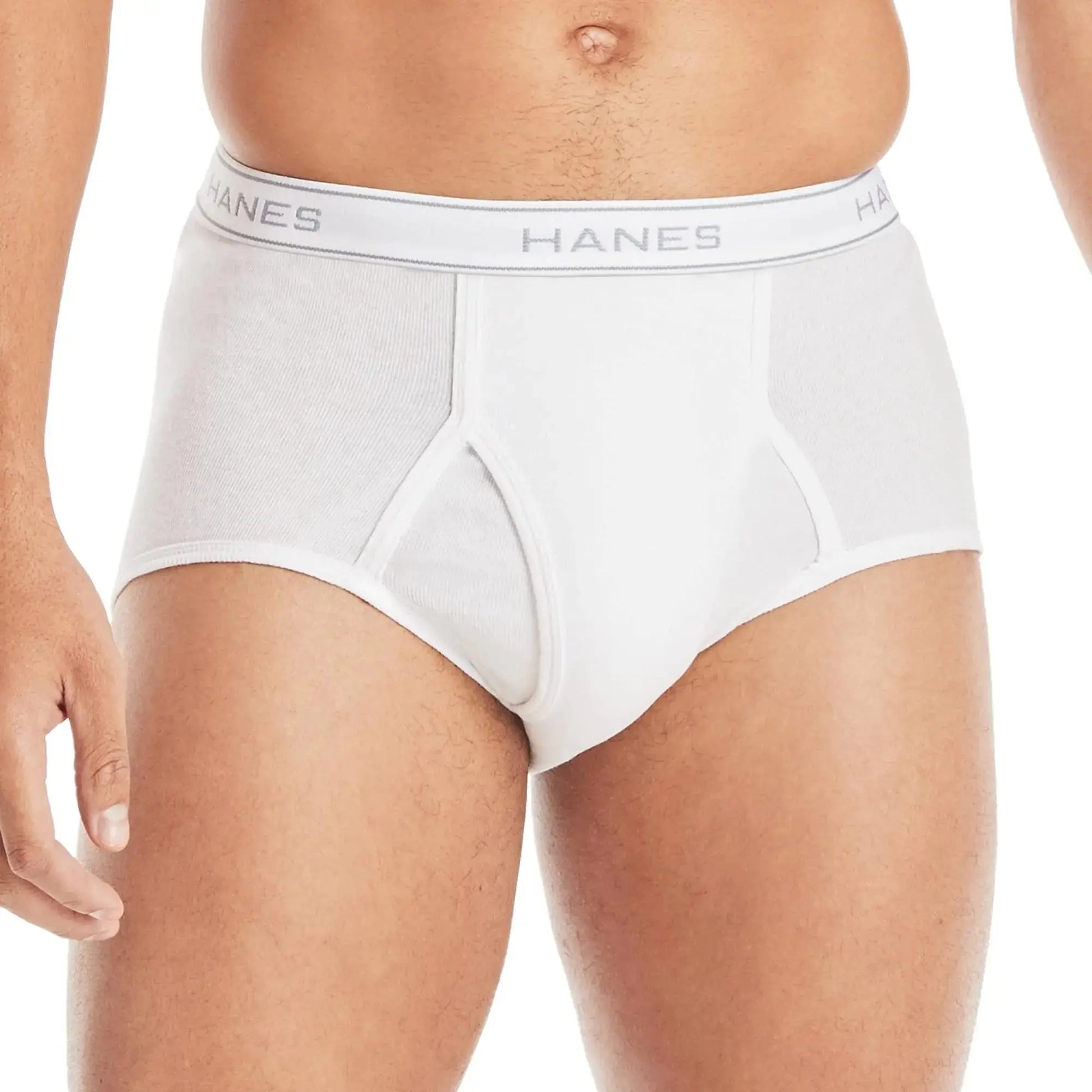 Hanes Men's Moisture-Wicking Cotton Briefs, Available in White and Black, Multi-Packs Available XX-Large White - 7 Pack