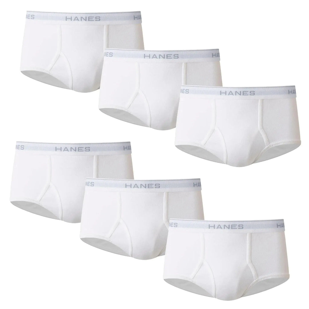 Hanes Men's Moisture-Wicking Cotton Briefs, Available in White and Black, Multi-Packs Available XX-Large White - 7 Pack