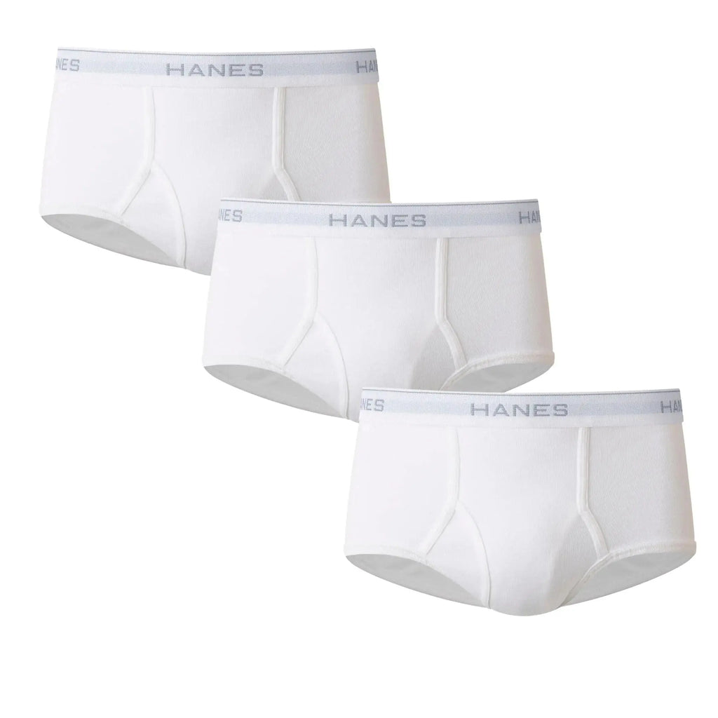 Hanes Men's Moisture-Wicking Cotton Briefs, Available in White and Black, Multi-Packs Available XX-Large White - 7 Pack