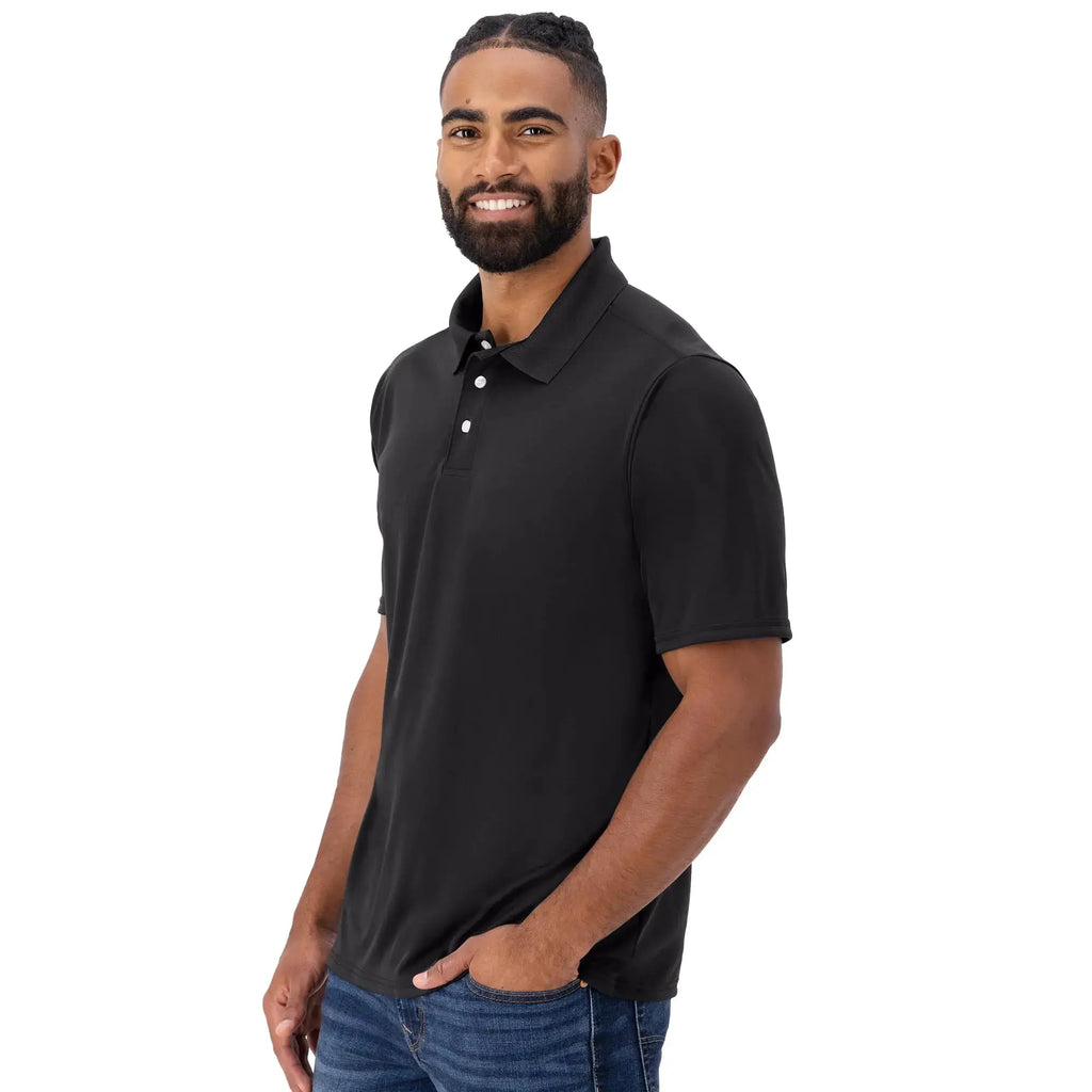 Hanes Mens Cool Dri Polo Shirt, Quick-Drying Performance Polo for Men