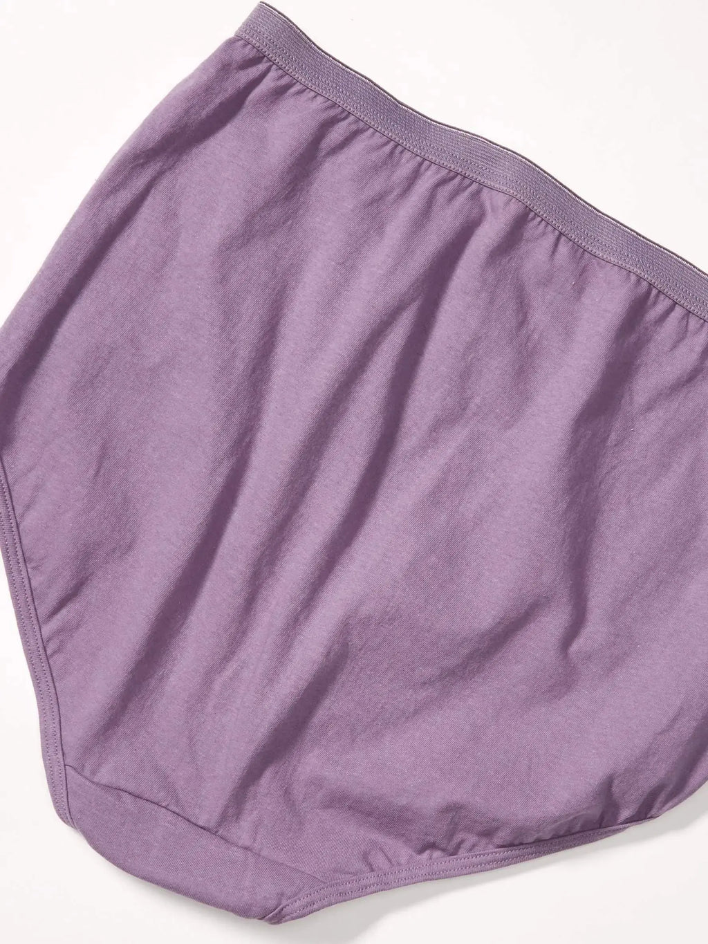 Hanes Womens Just My Size High-Waist Cotton Brief Underwear - 6 Pack High-Rise Brief