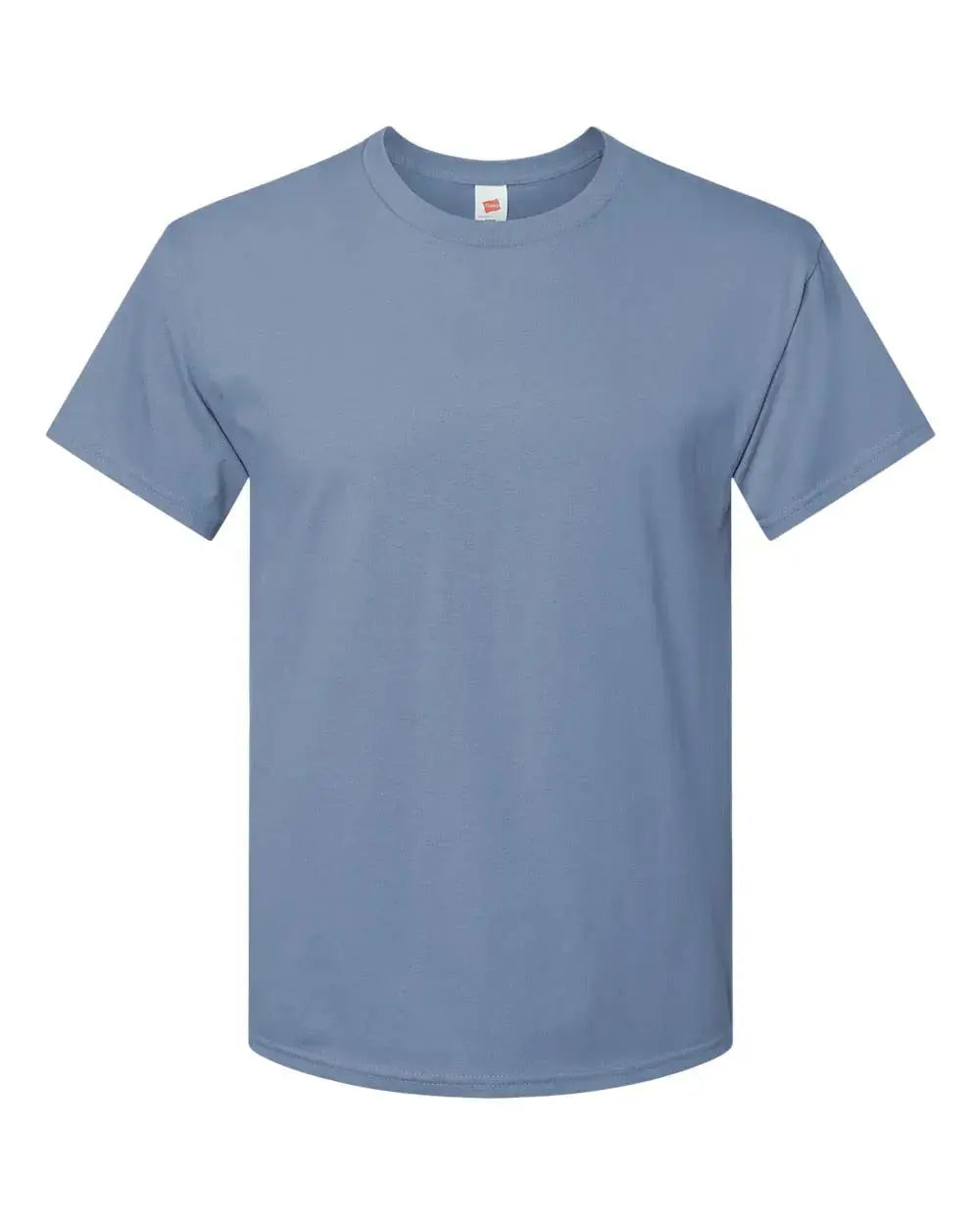 Hanes mens Ultimate Crewneck T-Shirt Medium Stonewashed Blue