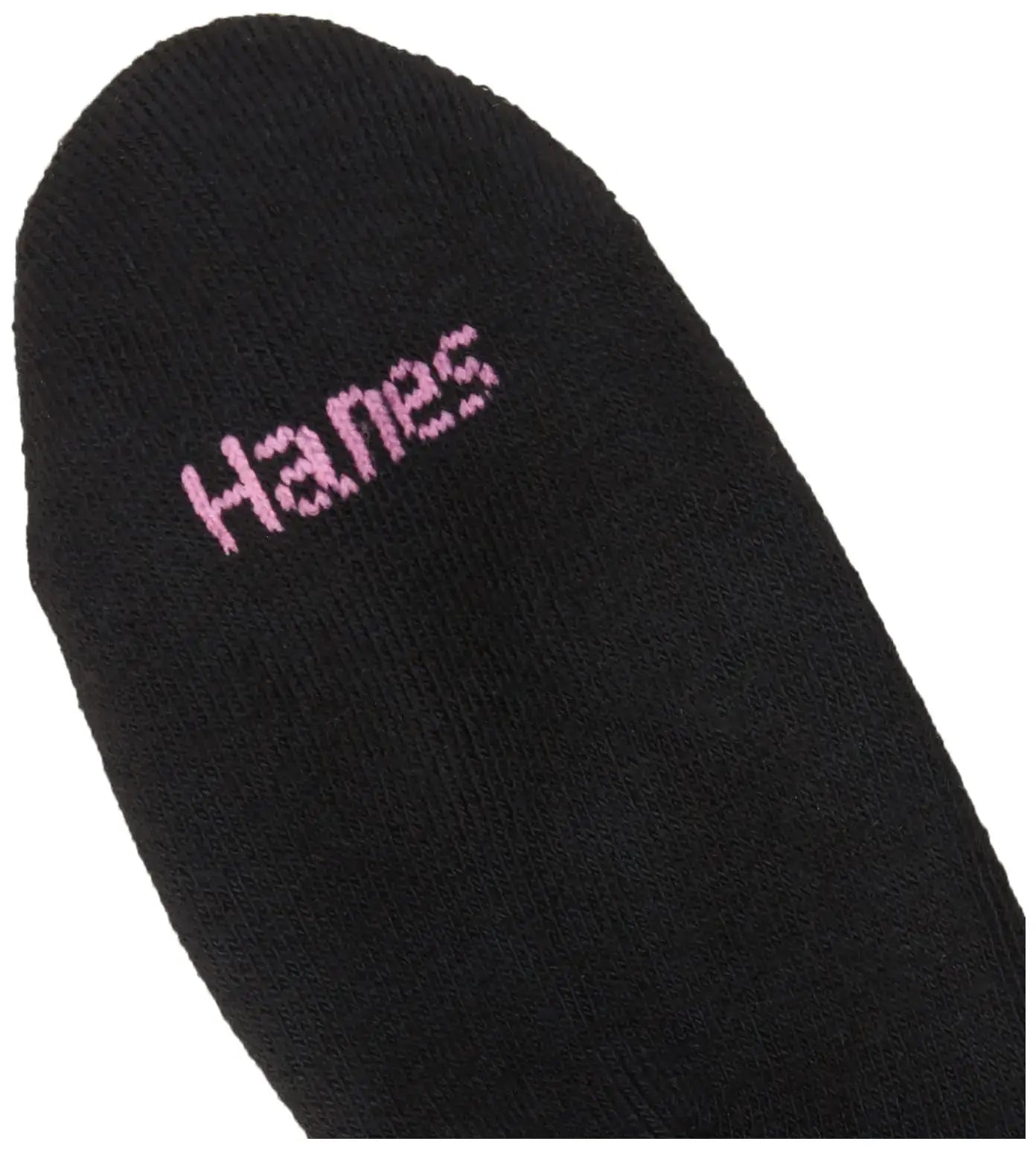 Hanes womens Ultimate Comfort Toe Seamed Ankle Socks Pack Of 6 5-9 Black - 6 Pack