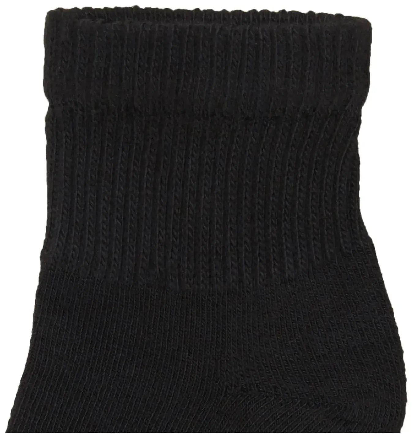 Hanes womens Ultimate Comfort Toe Seamed Ankle Socks Pack Of 6 5-9 Black - 6 Pack