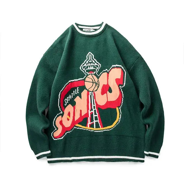 Harajuku Chill Men's Winter Pullovers