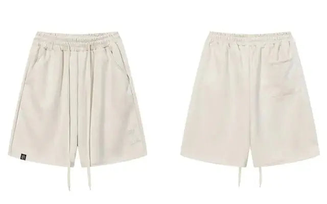 Harajuku Suede Shorts for Men