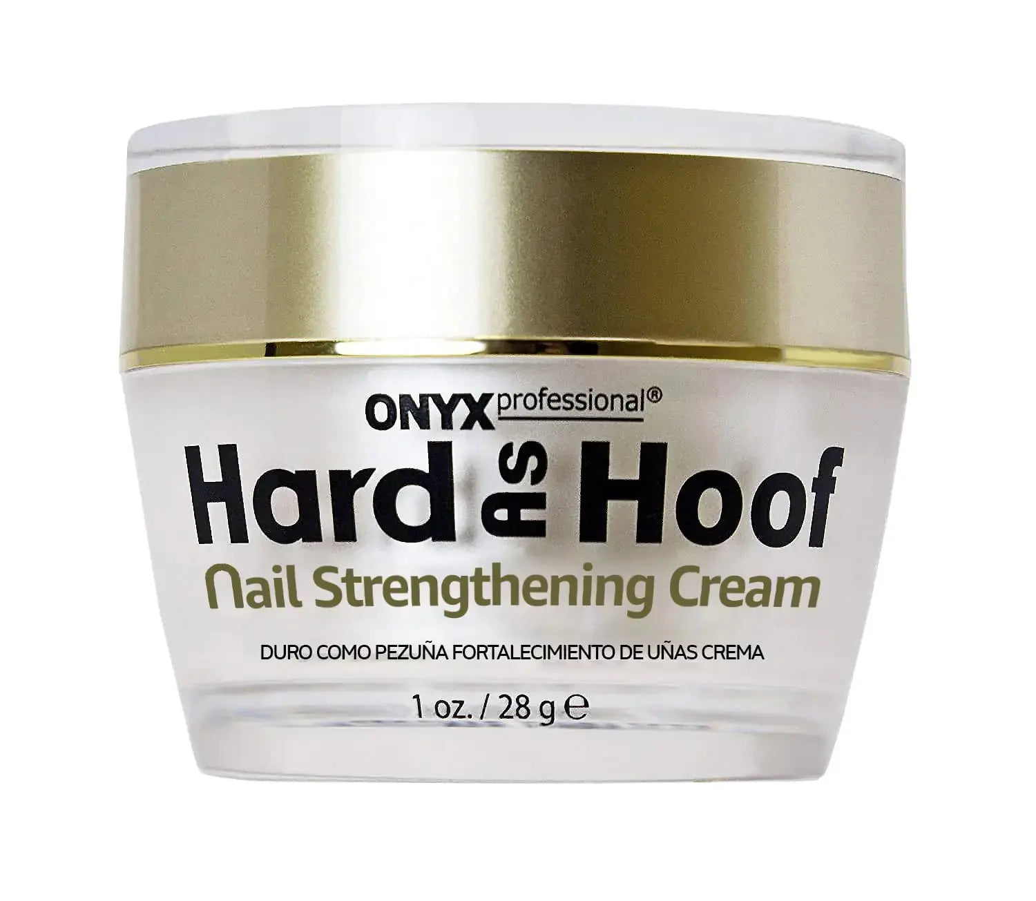 Hard As Hoof Nail Strengthening Cream - Coconut Scent, Nail Growth & Cuticle Conditioning (1 oz)