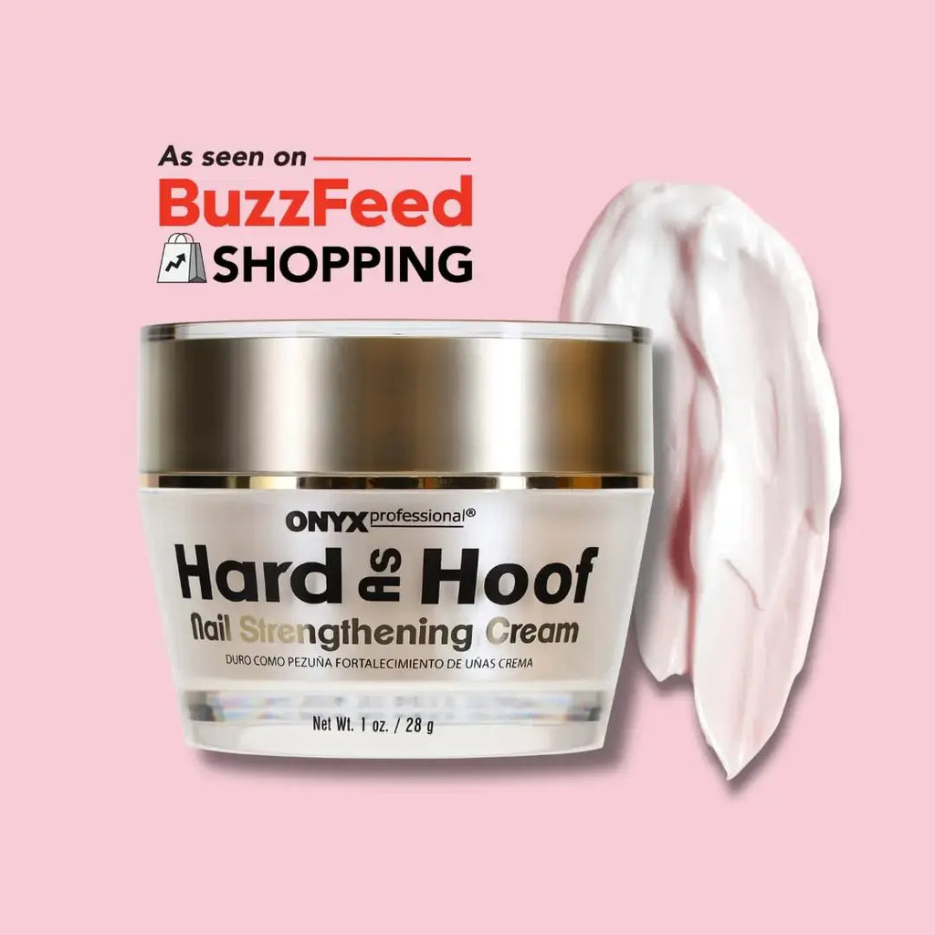 Hard As Hoof Nail Strengthening Cream - Coconut Scent, Nail Growth & Cuticle Conditioning (1 oz)
