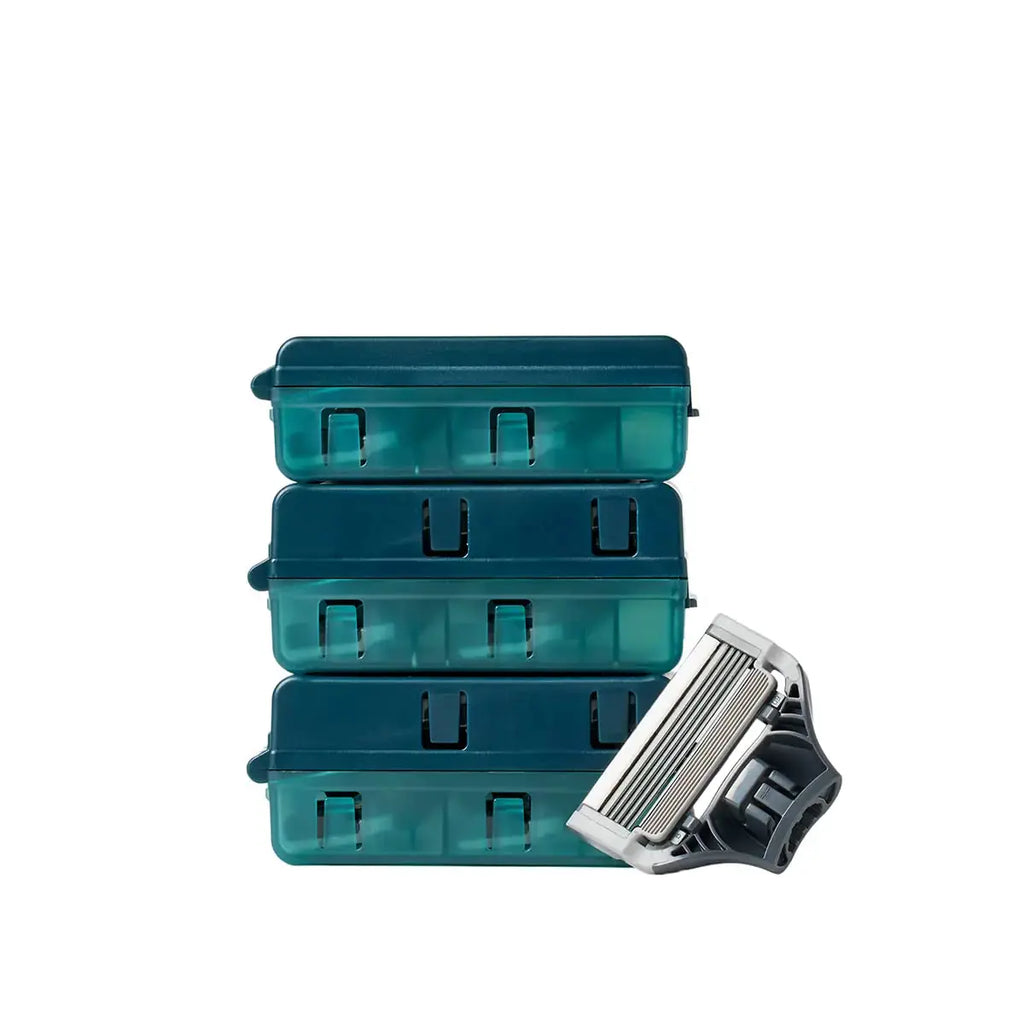 Harry's Razor Blades Refills + Shave Gel Bundle (Pack of 1 Razors+ Gel)