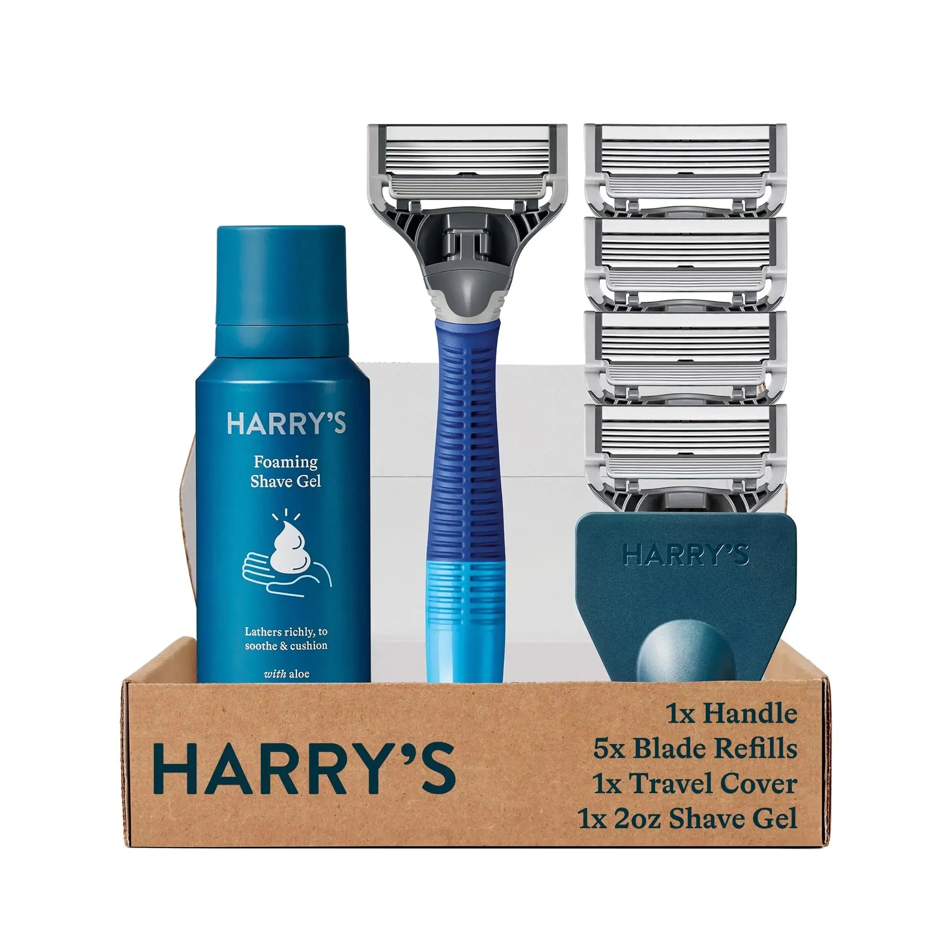 Harry's Razors for Men - Men's Razor Set with 5 Razor Blade Refills
