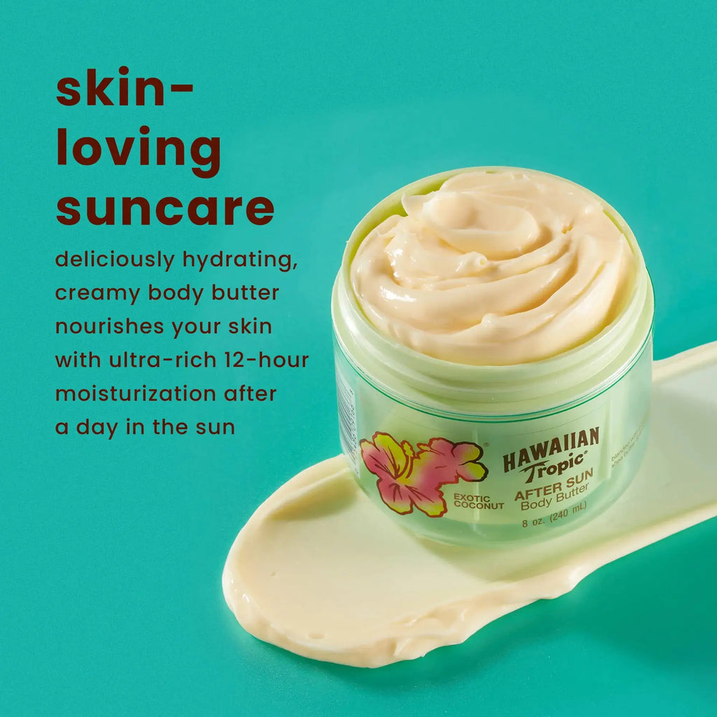 Hawaiian Tropic After Sun Body Butter with Coconut Oil - Banana Boat Lip Balm