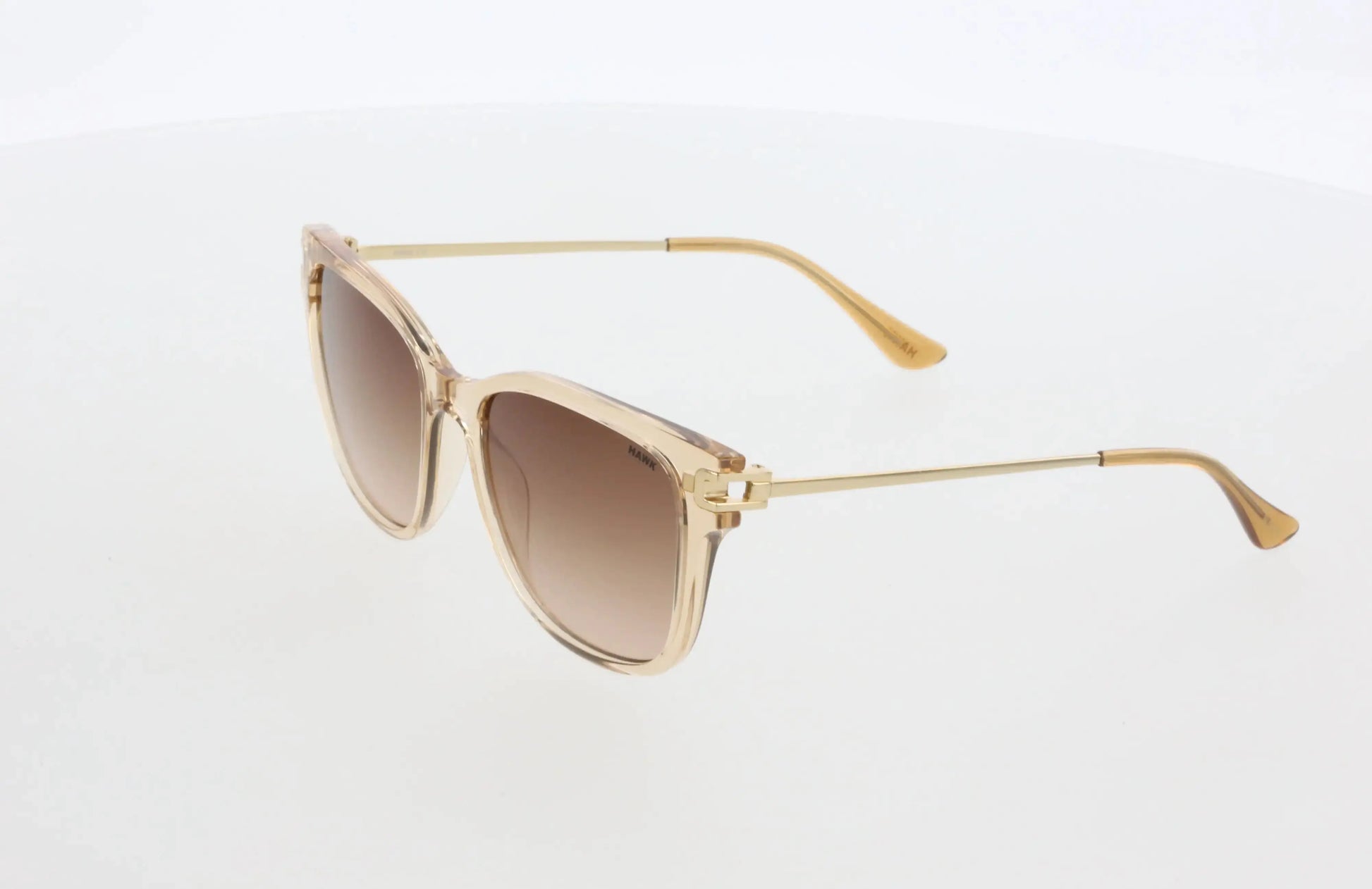 Hawk 2124 Women’s Geometric Brown Sunglasses