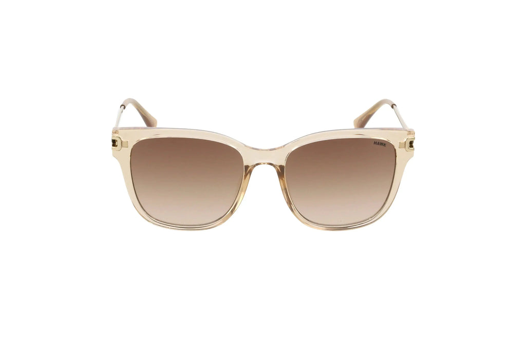 Hawk 2124 Women’s Geometric Brown Sunglasses