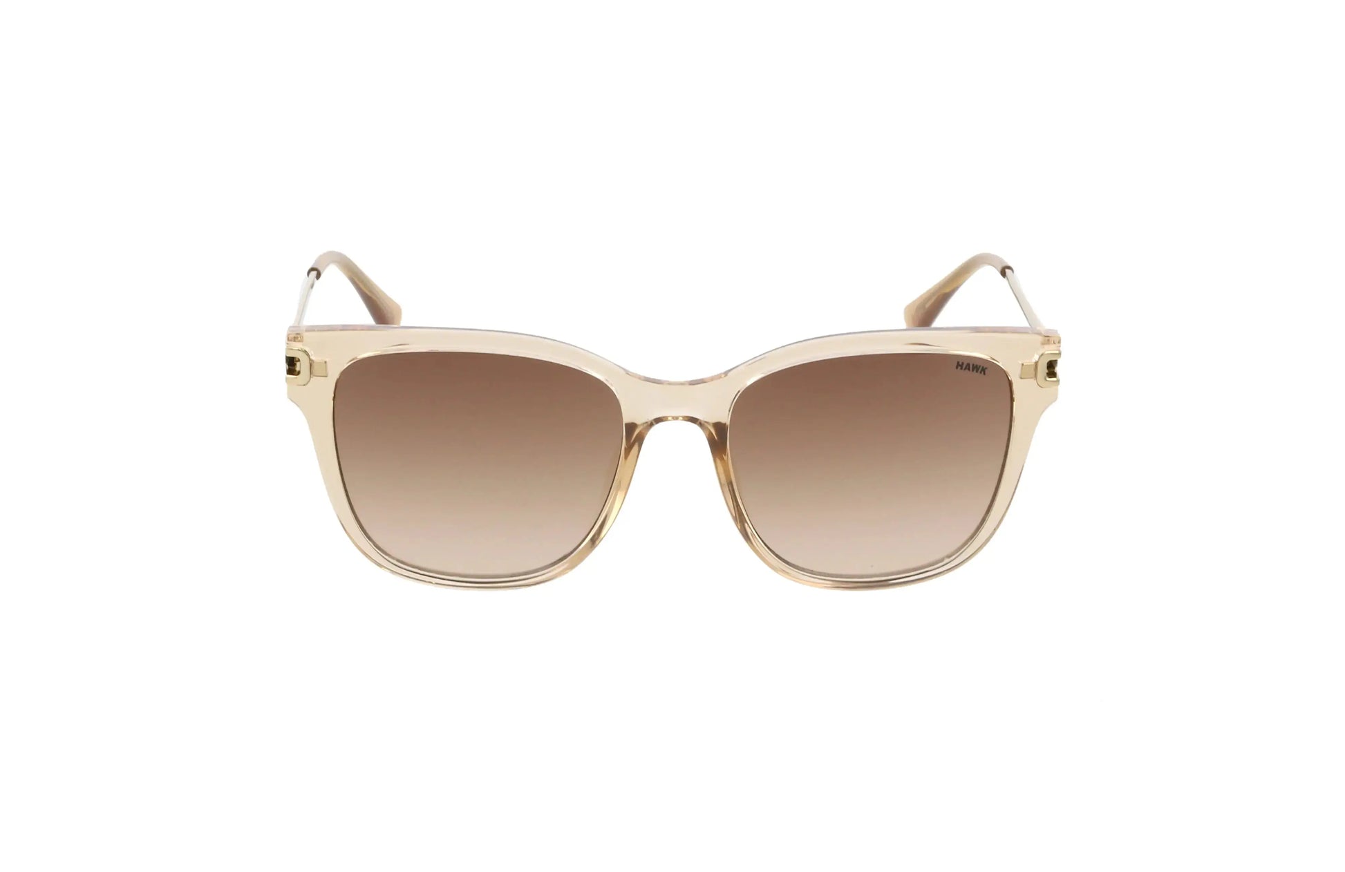 Hawk 2124 Women’s Geometric Brown Sunglasses