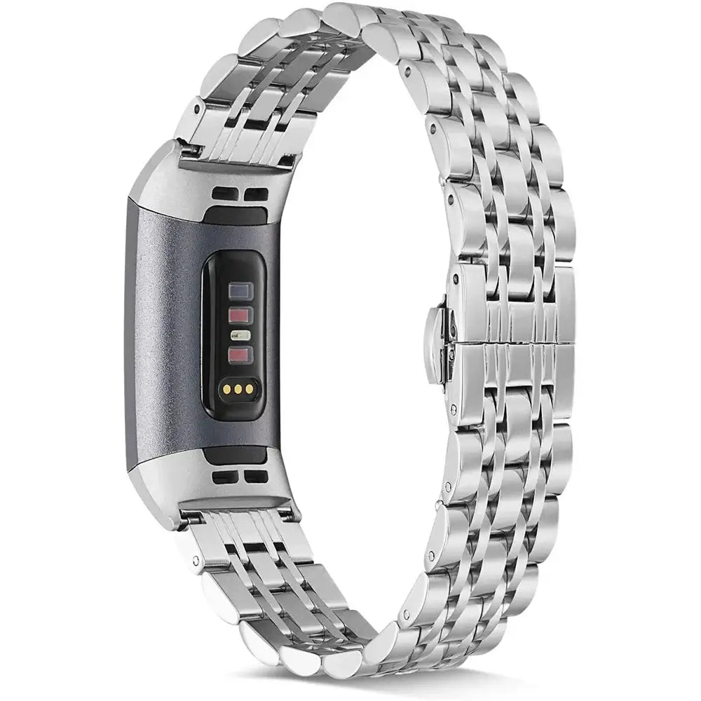 Fitbit Charge 5 6 3 4 2 Stainless Steel Metal Band