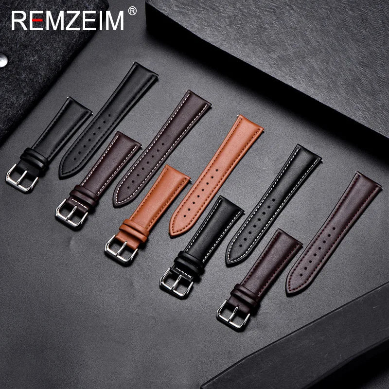 Amazfit Bands Calfskin Leather Watch Strap for Comfort and Durability