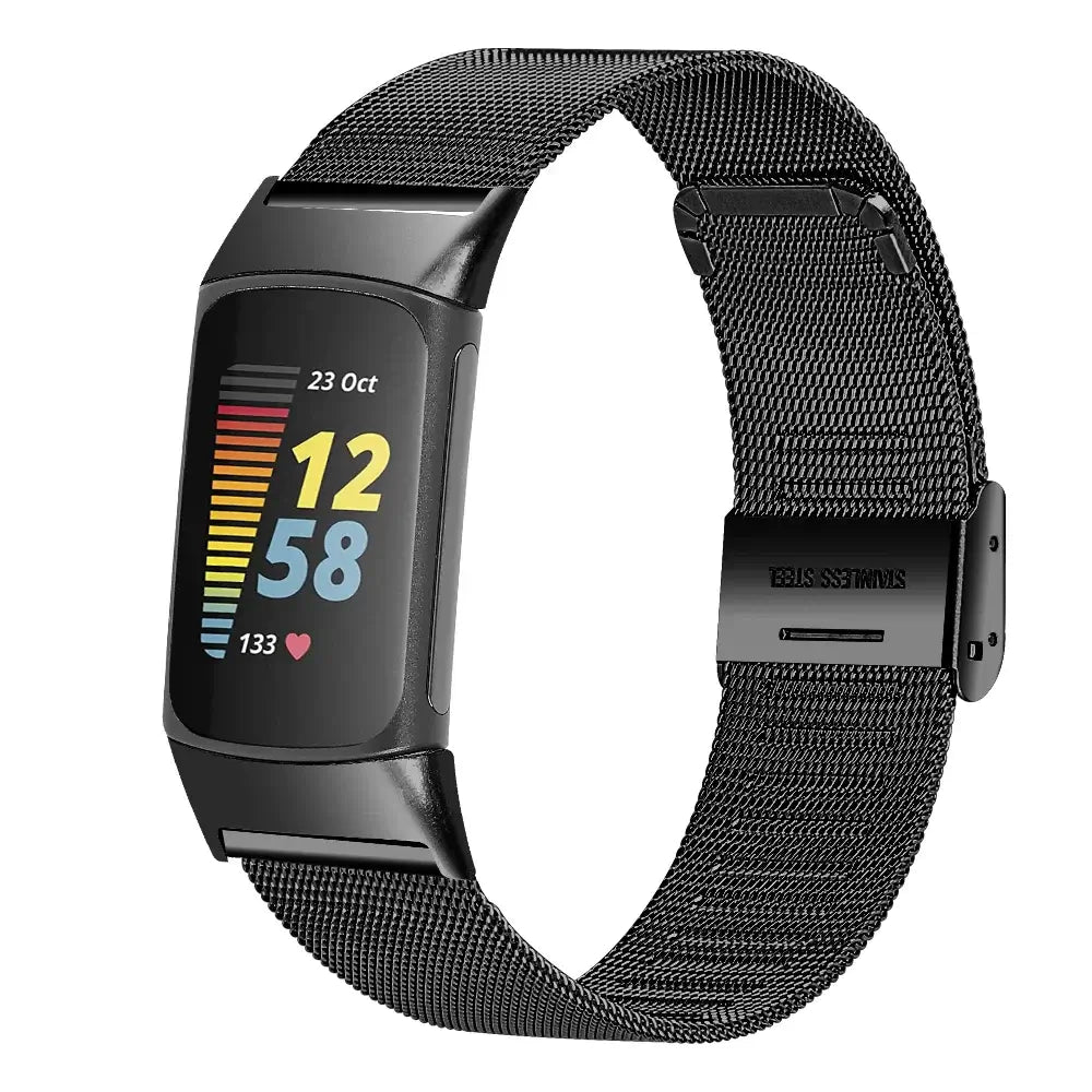 Fitbit Charge 5 6 Metal Band - Sleek Modern Design