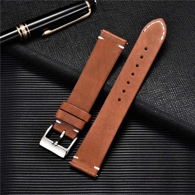 Ticwatch Genuine Leather Strap - Versatile Classic Design