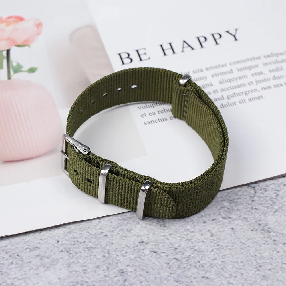 OnePlus Smartwatch Nylon Weaving Sport Loop Band Adjustable Watch Strap