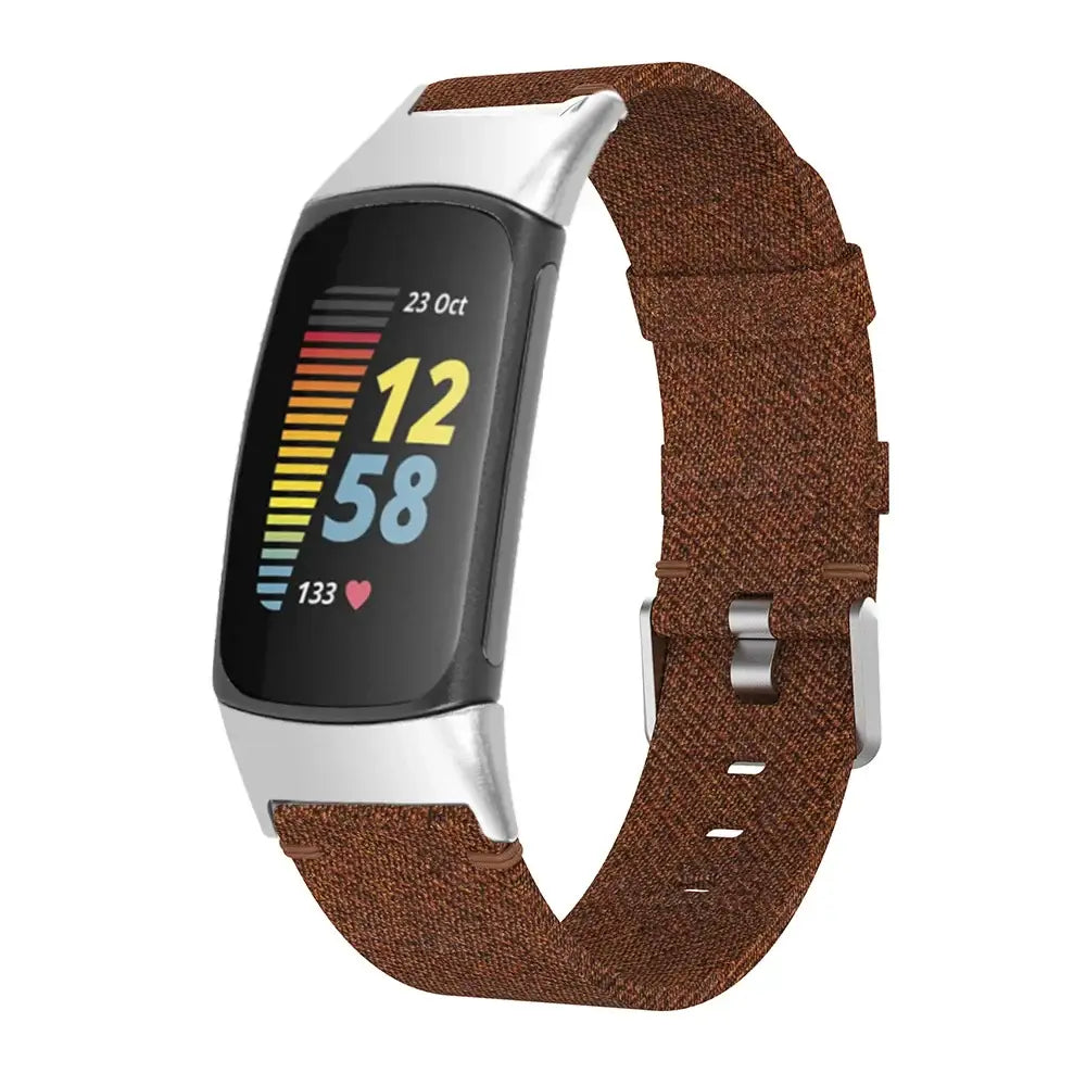 Fitbit Charge 5 6 Nylon Band - Durable Comfortable Strap
