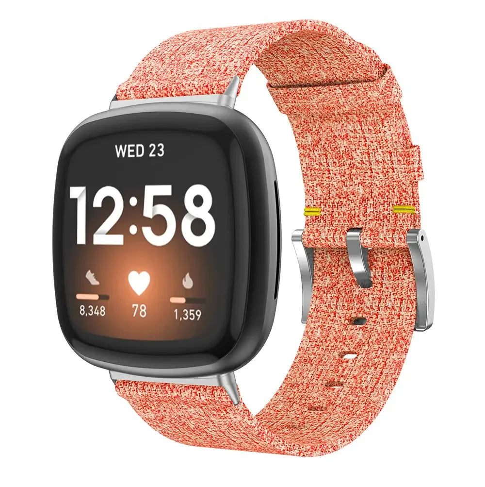 Fitbit Versa & Sense Nylon Band - Comfortable Durable Style